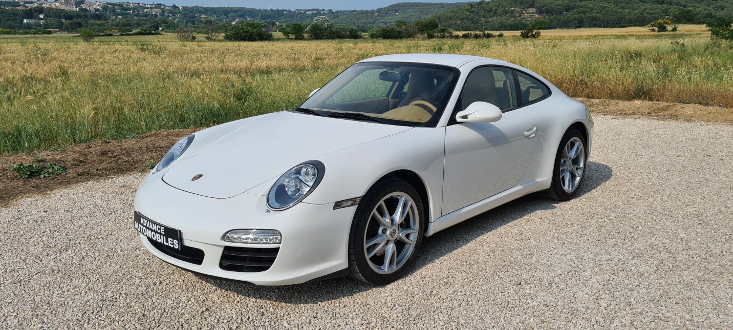 Porsche 911 997 CARRERA 3.6 345 PHASE 2 Blanc Carrara - 1